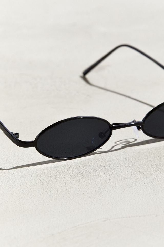 Narrow Mini Wire Oval Sunglasses #2
