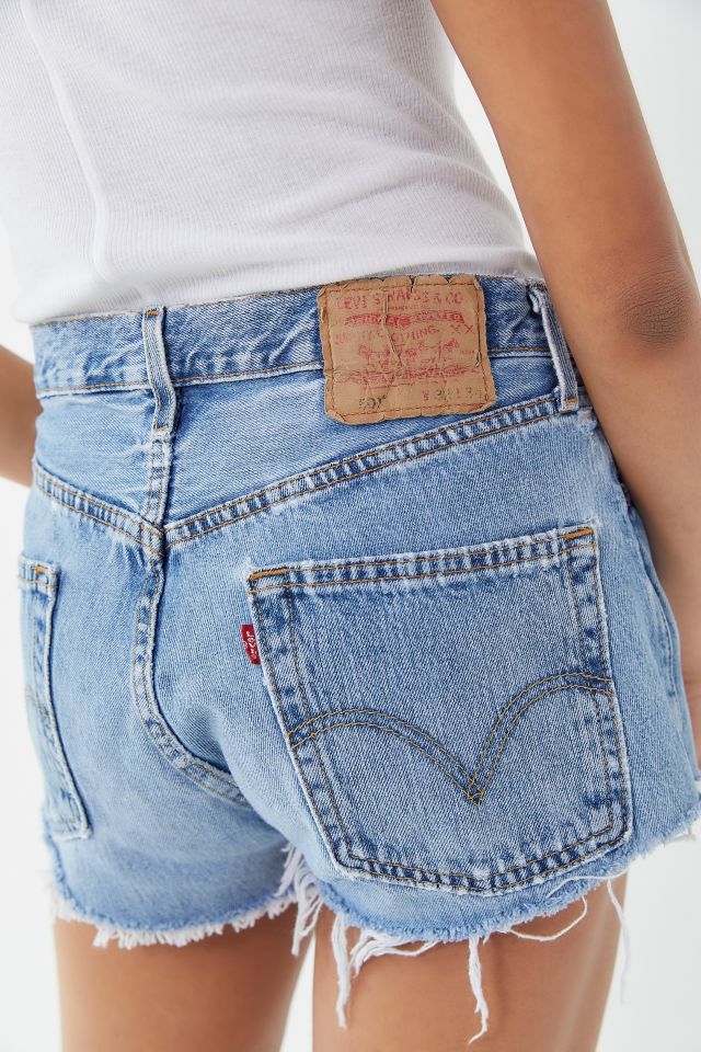 Levi's jean shorts urban outfitters online