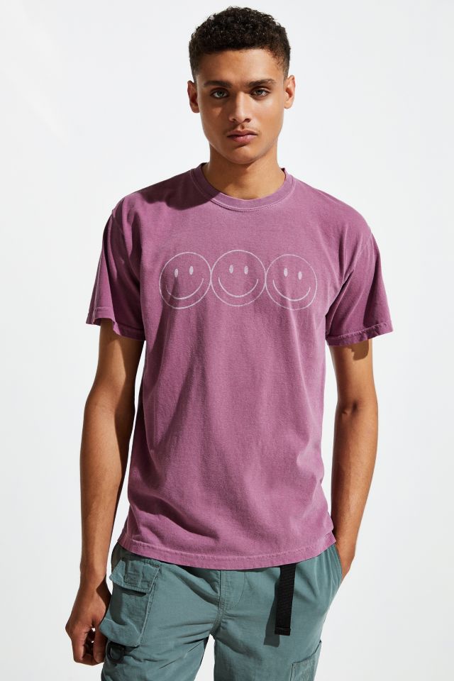 Smiley Pigment Dye Tee #1