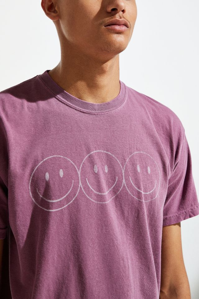 Smiley Pigment Dye Tee #4