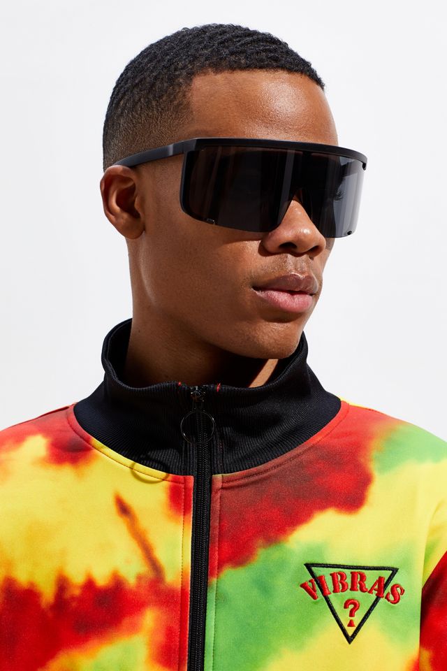 Modern Oversized Sport Shield Sunglasses #1