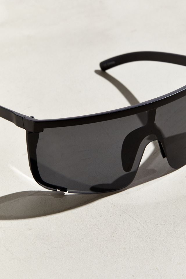 Modern Oversized Sport Shield Sunglasses #2