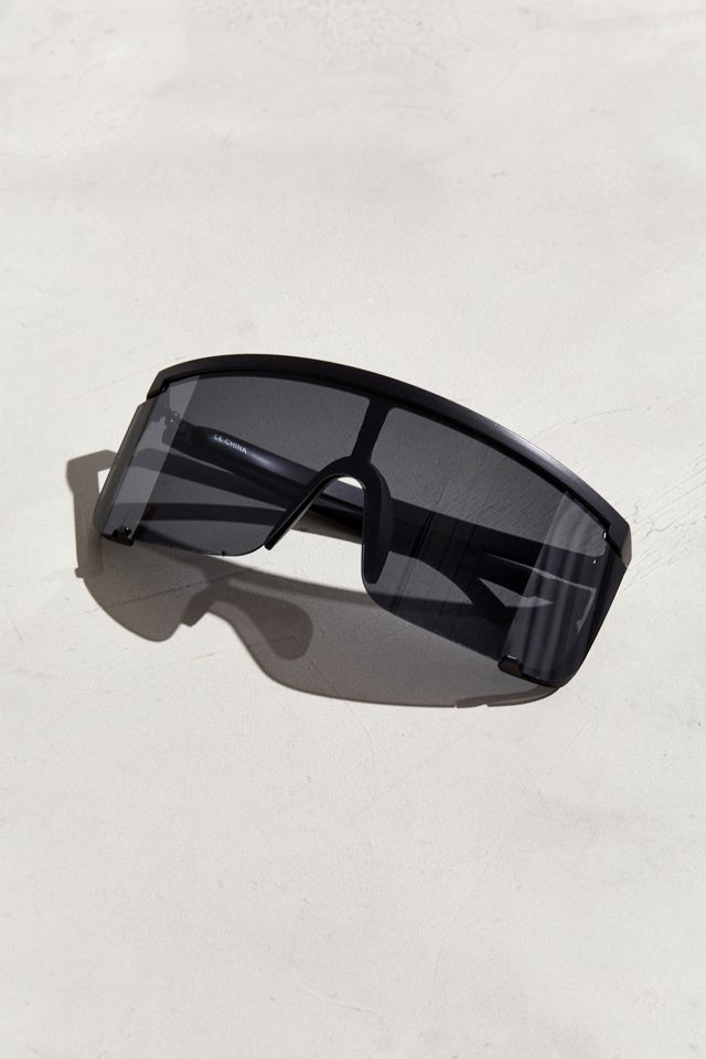 Modern Oversized Sport Shield Sunglasses #4