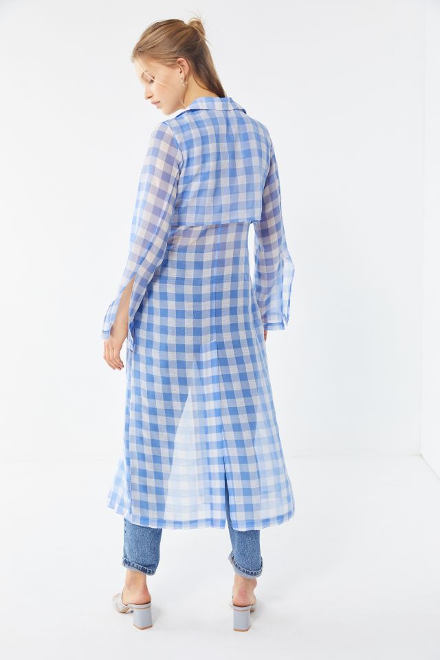 Capulet Danna Gingham Belted Trench Coat #2