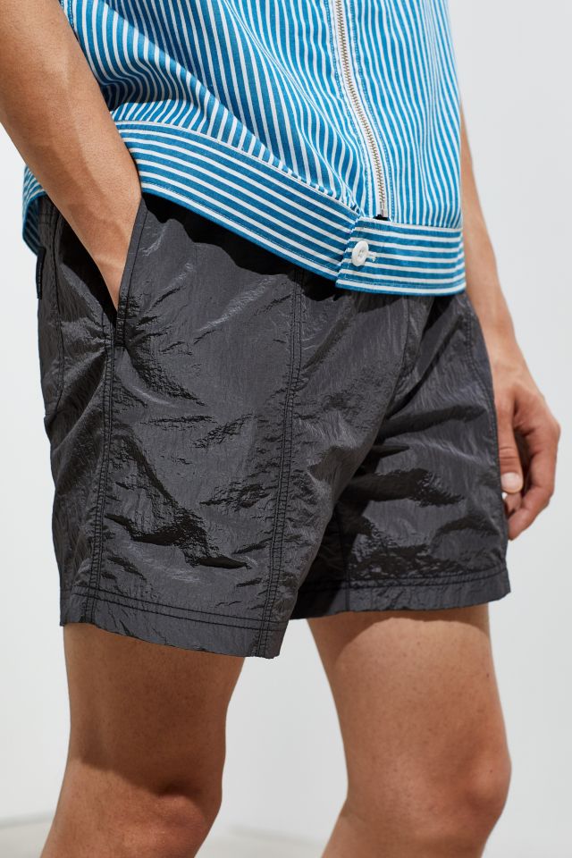 UO Lucien Shine Nylon Short #4