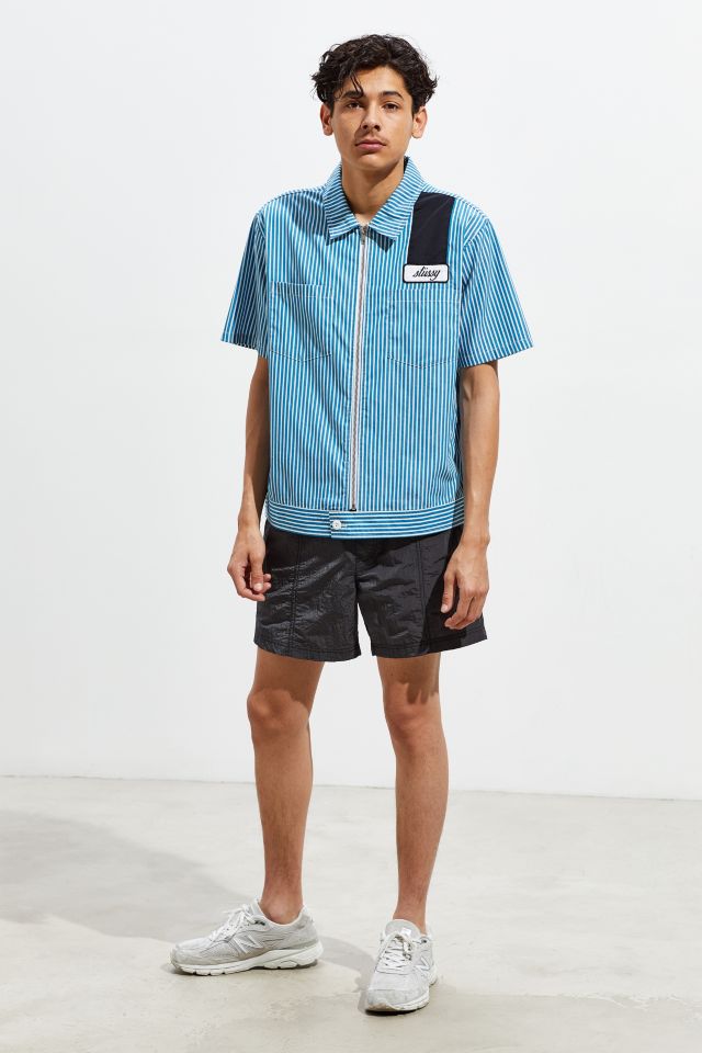 UO Lucien Shine Nylon Short #5