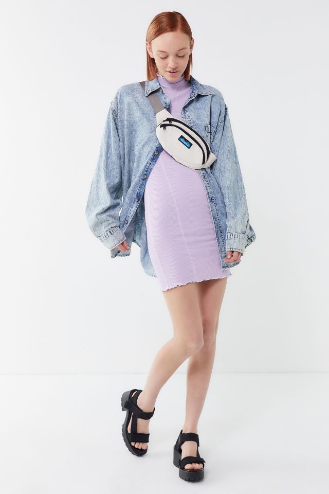 Urban Renewal Recycled Acid Wash Denim Shirt #1