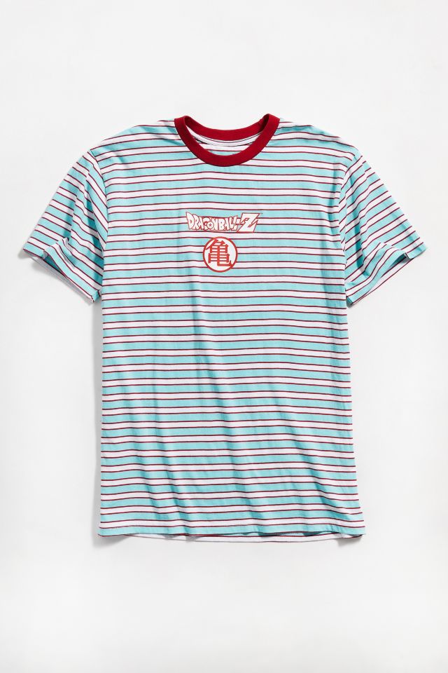 Dragon Ball Z Striped Tee | Urban Outfitters