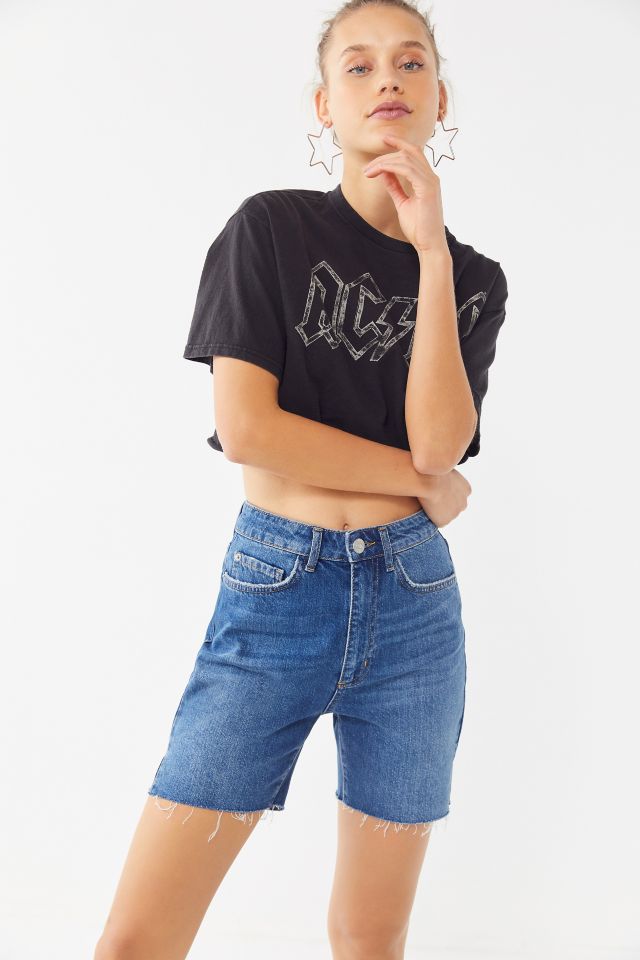 BDG Notched Longline Denim Short #1