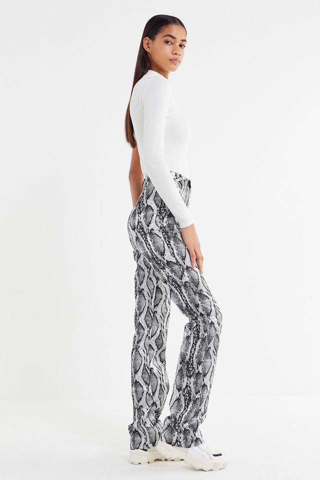 I.AM.GIA Slater Snake Print Zip-Front Pant #2
