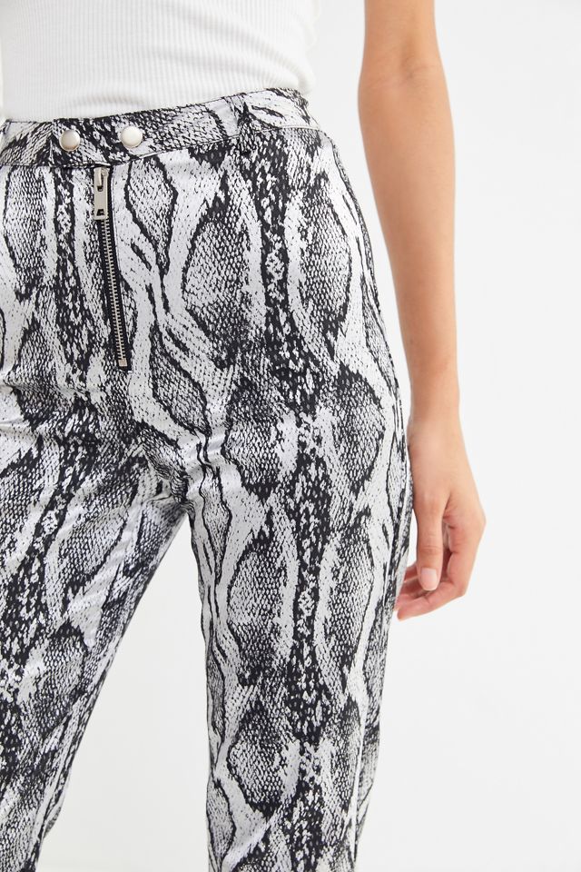 I.AM.GIA Slater Snake Print Zip-Front Pant #3