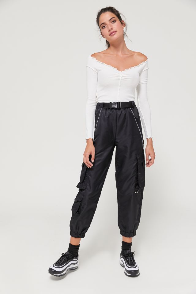 Pantalon Utilitaire UO Katya en Nylon à Boucle #3