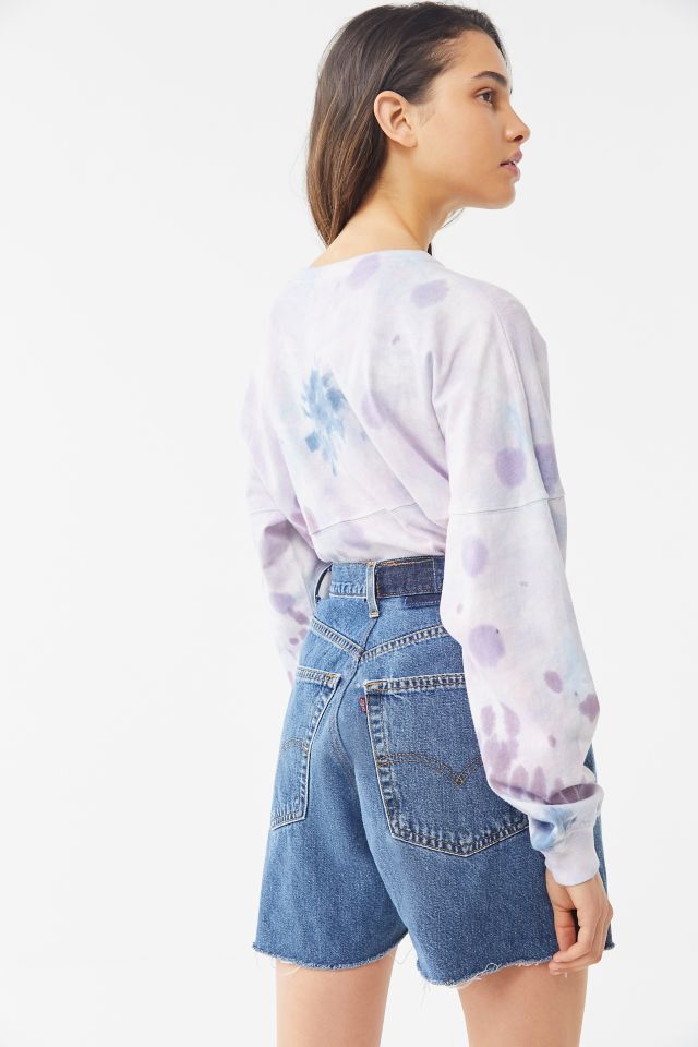 Urban Renewal Recycled Levi’s Longline Denim Short #3