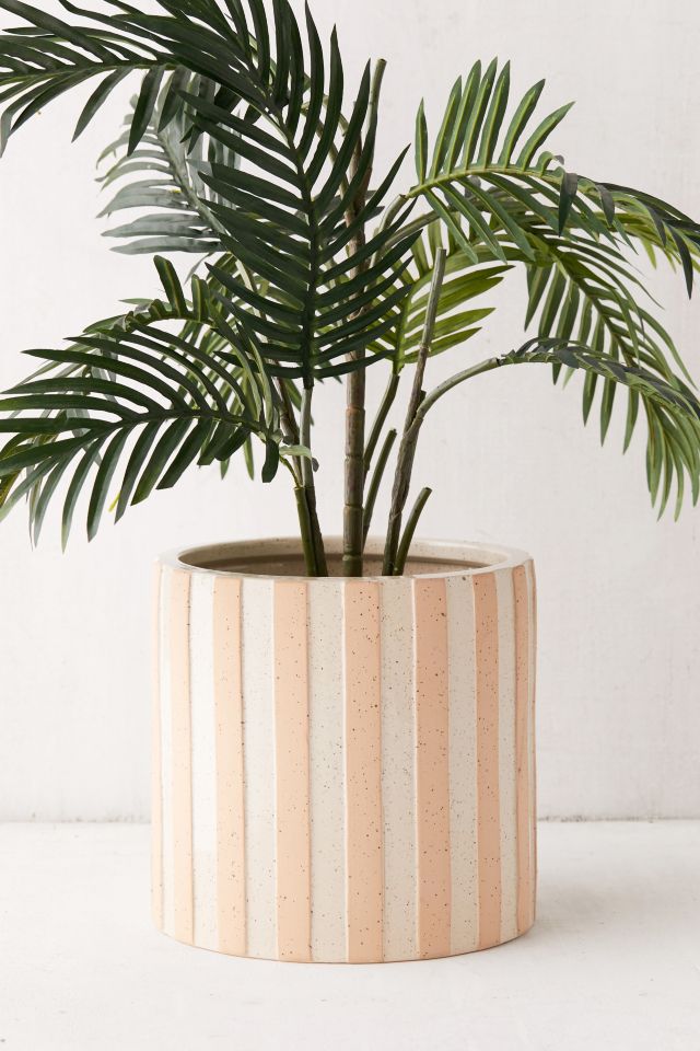Textured Stripe 10” Planter #1