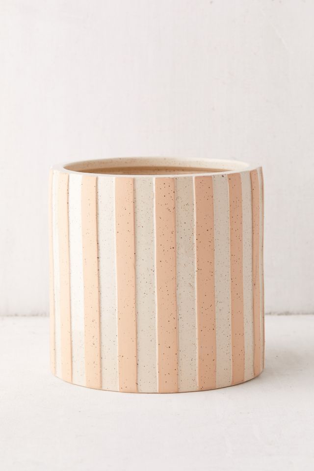 Textured Stripe 10” Planter #2