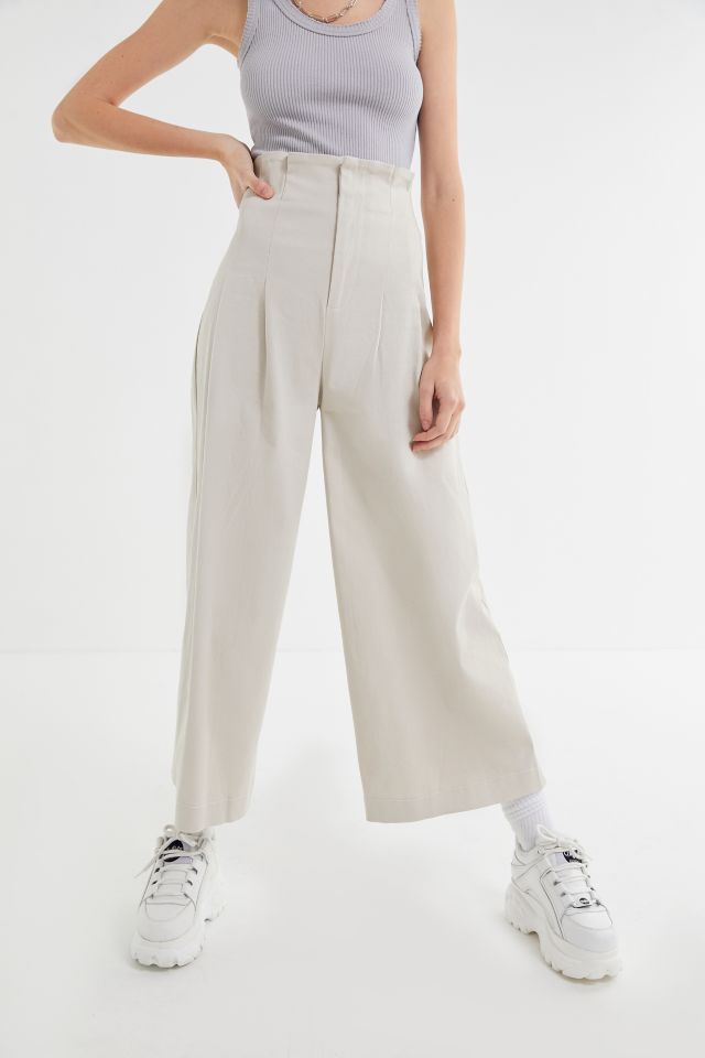 UO Katie Pleated Trouser Pant | Urban Outfitters