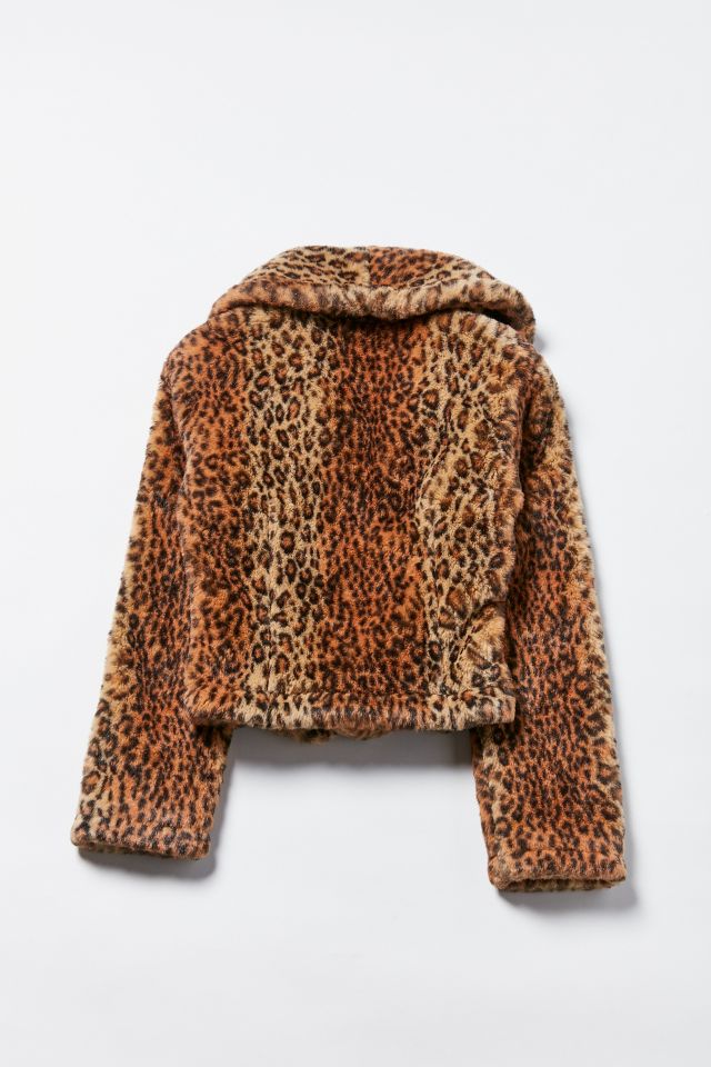 Urban outfitters hot sale leopard jacket