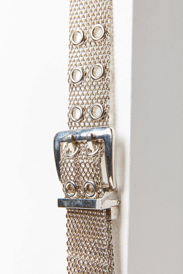 Vintage Silver Mesh Belt #2