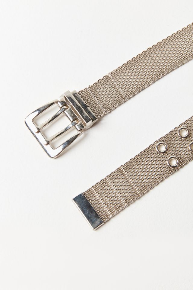 Vintage Silver Mesh Belt #3