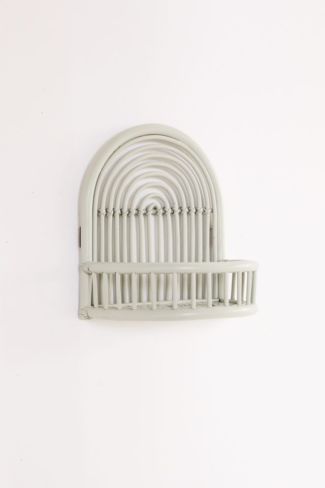 Rattan Arc Wall Shelf #2
