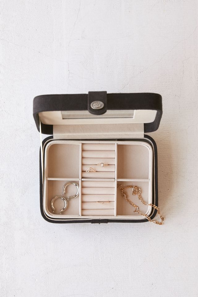 Mele and Co Giana Flocked Travel Jewelry Box #2