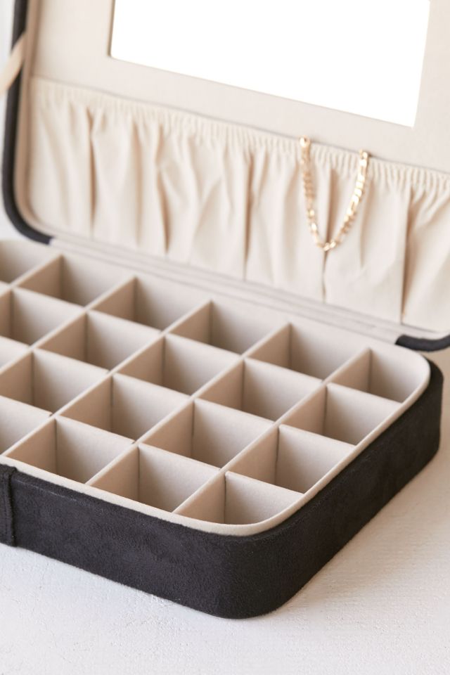 Mele and Co Maria Large Flocked Jewelry Box #3