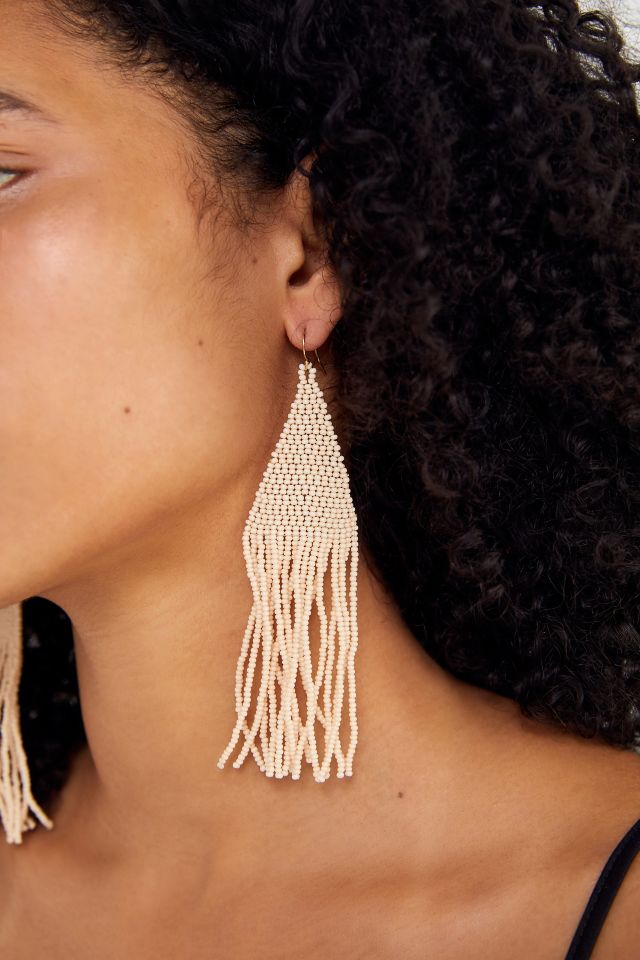 Casa Clara Lily Beaded Tassel Earring