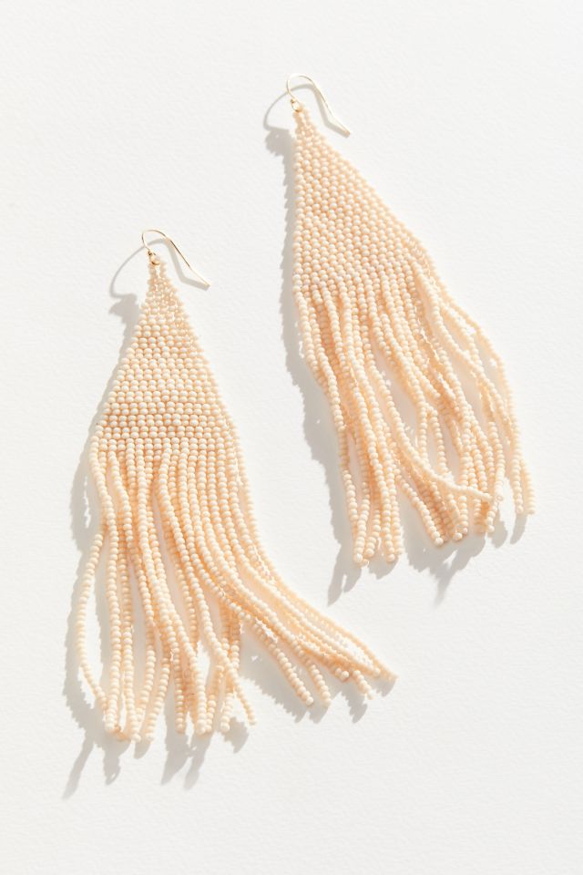 Casa Clara Lily Beaded Tassel Earring #1