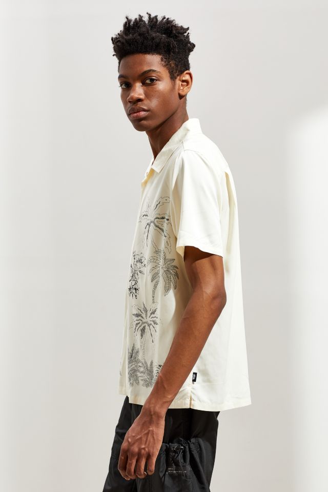 Stussy Palm Tree Short Sleeve Button-Down Shirt #2