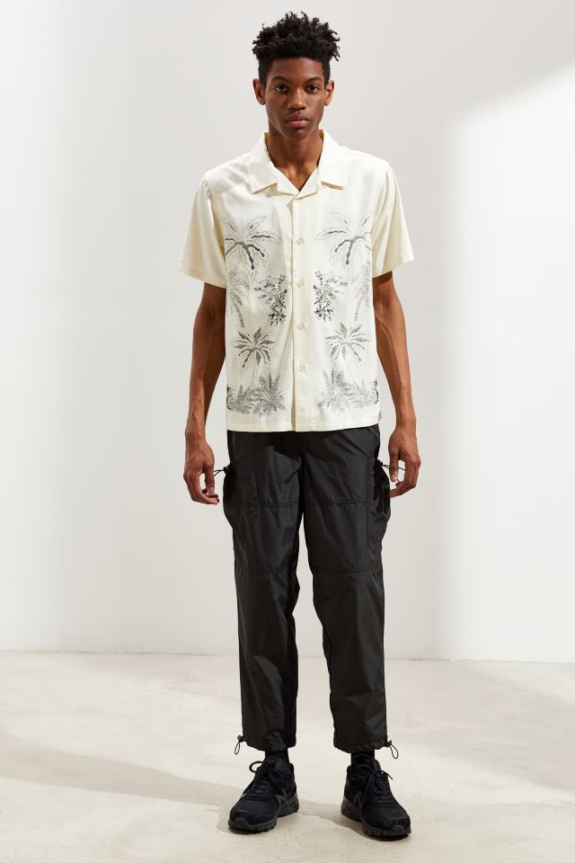 Stussy Palm Tree Short Sleeve Button-Down Shirt #5