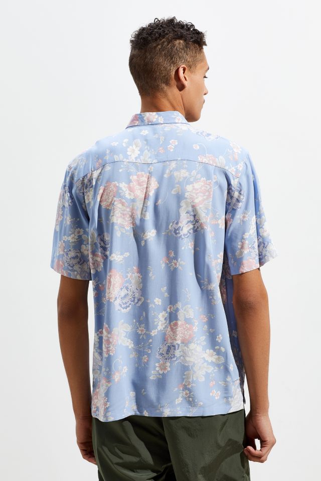 UO Liam Organic Floral Short Sleeve Button-Down Shirt #2