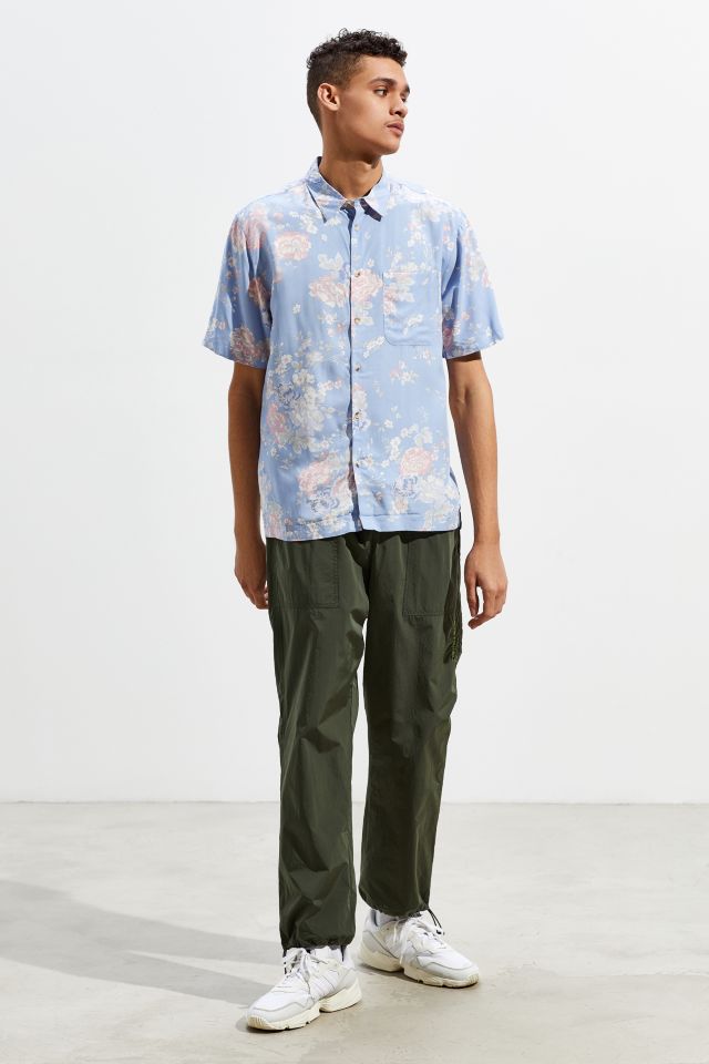 UO Liam Organic Floral Short Sleeve Button-Down Shirt #5