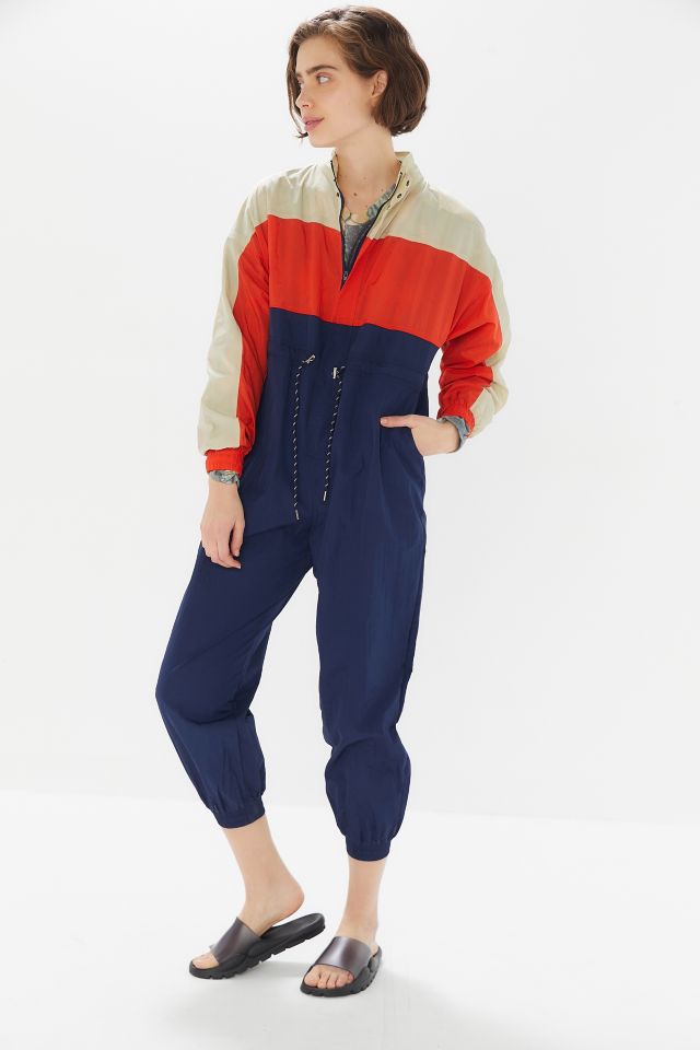 UO Copenhagen Nylon Zip-Front Jumpsuit | Urban Outfitters