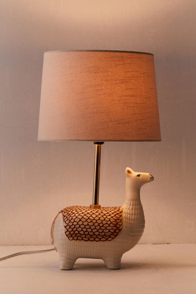 Llama Ceramic Table Lamp #2