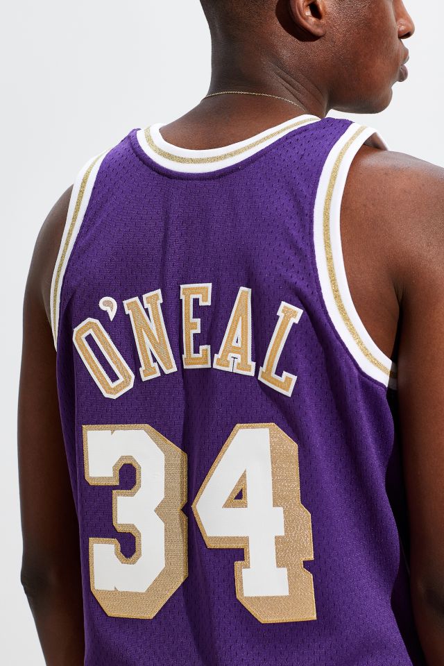 Mitchell Ness Lunar New Year 4.0 Lakers Mesh BP Jersey 