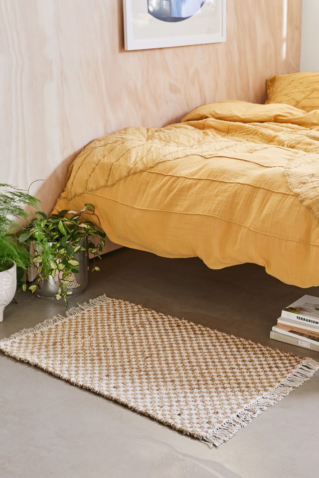 Handwoven Checkered Rug #1
