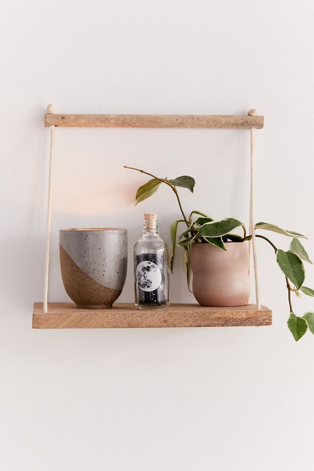 Asher Rope Hanging Wall Shelf #3