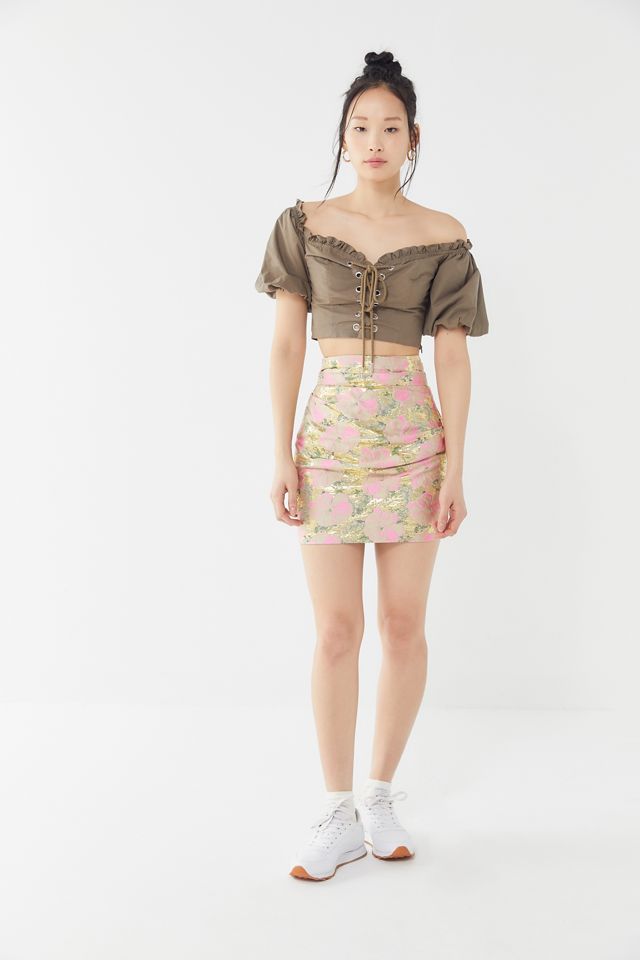 Bec + Bridge Meet You At The Disco Jacquard Mini Skirt #2