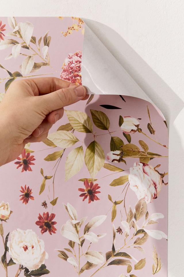 Daniella Mauve Removable Wallpaper Urban Outfitters