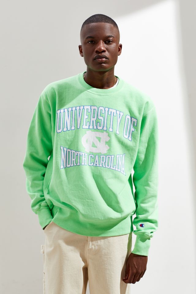 Champion University Of North Carolina Neon Crew Neck Sweatshirt