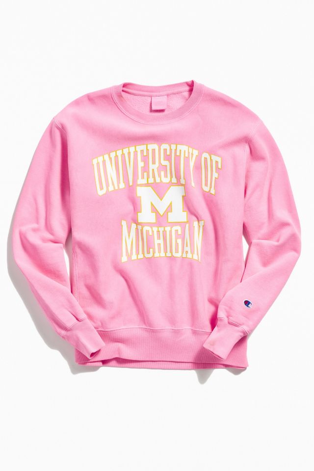 Champion university best sale of michigan sweatshirt