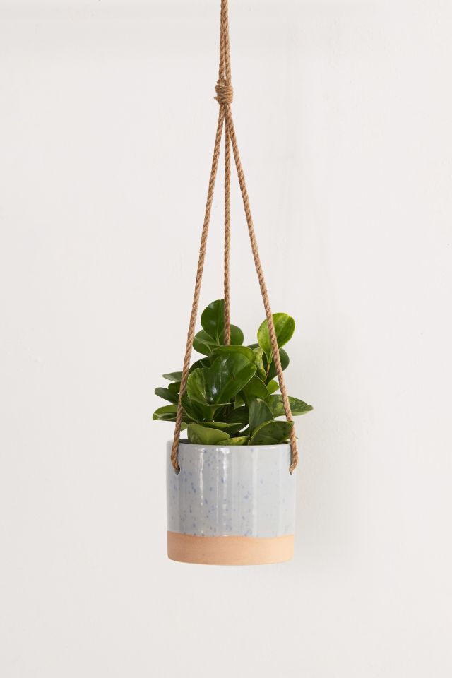 Cylinder Ceramic 6" Hanging Planter #1