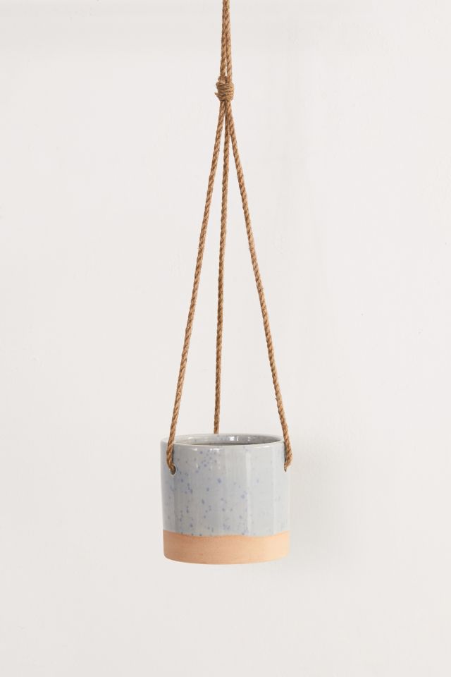 Cylinder Ceramic 6" Hanging Planter #4