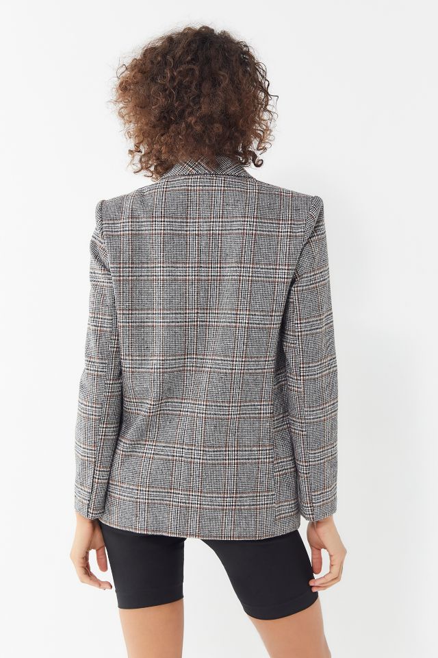 ASTR The Label Plaid Double-Breasted Blazer #2