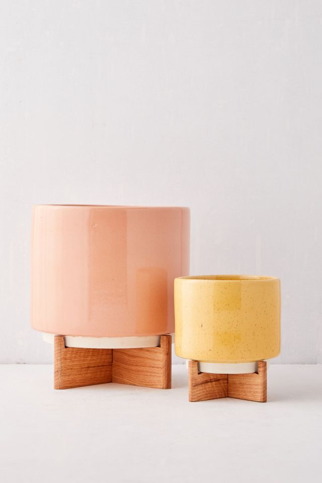 Cecily 10” Planter + Stand #4