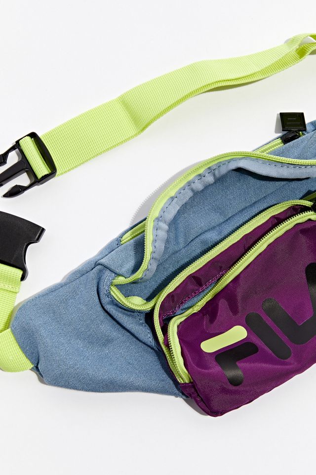FILA UO Exclusive Logo Blue Sling Bag #3