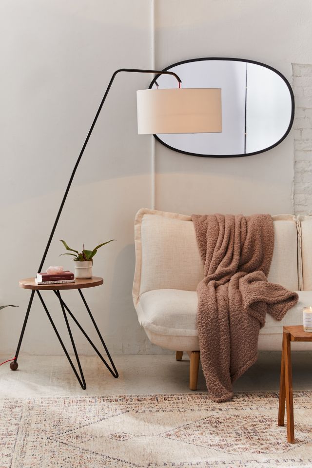 Tripod lamp shop with shelf