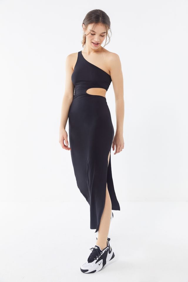 UO Tony Cutout One Shoulder Midi Dress