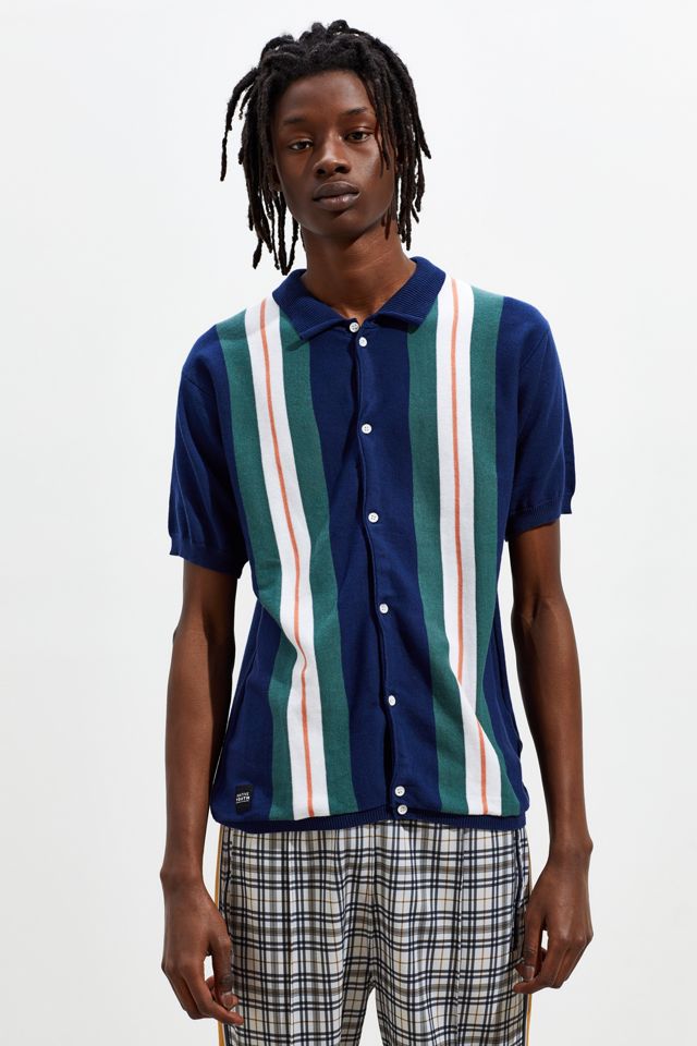 Native Youth Avedon Knit Polo Shirt | Urban Outfitters