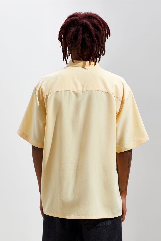 Chemise Boutonnée à Manches Courtes Brodée Bamboo Cay Hurricane Palm #3